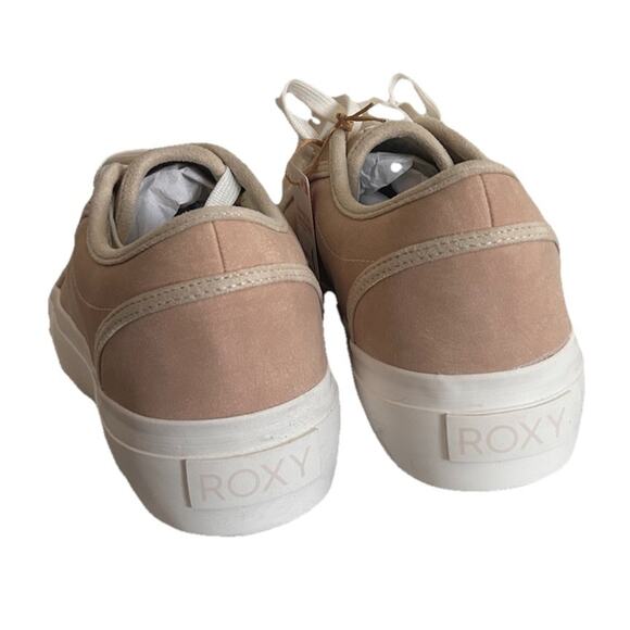 NEW Roxy Cruizer LX Women's Size 9 Tan Oxford Sneakers - Picture 3 of 9